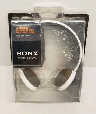 Fones de ouvido estéreo Sony MDR-270LP prata leve novo - Imagem 1 de 4