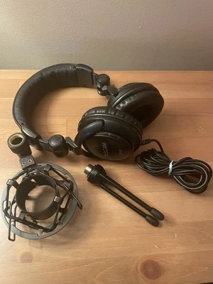 Tascam (TH-02) Multi-Use Studio Grade Headphones, Shock Mount, Stand  - Image 1 of 4