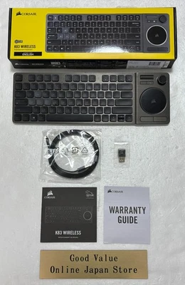 Corsair K83 Wireless Keyboard CH-9268046-AP with Original Box Used from Japan - Image 1 of 4