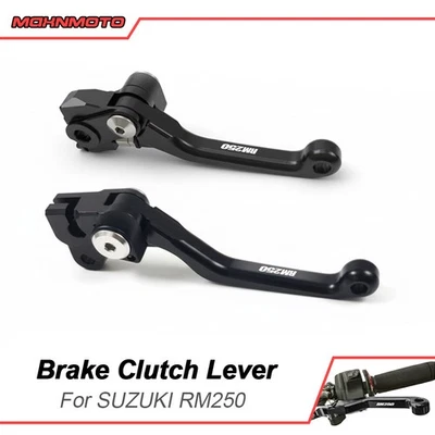 For 2004-2008 Suzuki RM250 Accessories Aluminum Short Hand Brake Clutch Lever  , - Image 1 of 4