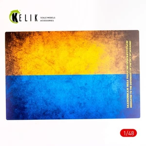 Support Ukraine Flag Base 1:72 1:32 KeliK KS48037 Models - Picture 1 of 4