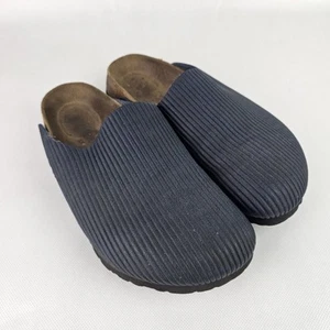 Birkenstock Damen L5 EU36 Birki’s Pantolette Clog Amsterdam Ribbed Cord Navy Blau - Bild 1 von 8
