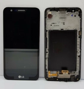 Repuesto pantalla tactil original con marco LG K10 2017 negra envio gratis 24H - Imagen 1 de 1