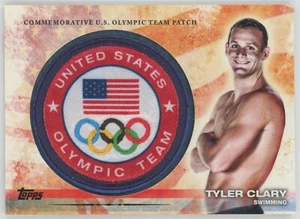 TYLER CLARY 2012 Topps U.S. Olympics Team Patch Card - Picture 1 of 2