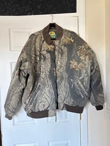 VTG CABELA'S NORTHERN GOOSE DOWN REALTREE CAMO PUFFER HUNTING JACKET SIZE XL - Picture 1 of 7