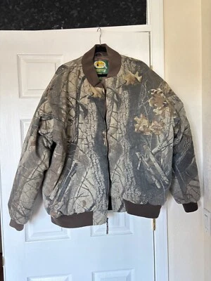 ВИНТАЖНЫЙ CABELA'S NORTH GOOSE ВНИЗ REALTREE КАМУФЛЯЖ ПУХОВИК ОХОТНИЧЬЯ КУРТКА РАЗМЕР XL - Изображение 1 из 4