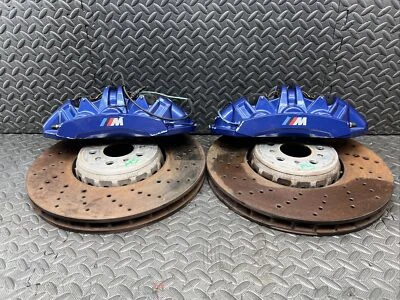 OEM 2018-2023 BMW M5 F90 M8 F92 F91 F93 BREMBO PINZAS FRENO ROTORES JUEGO DELANTERO Foto 1 de 4