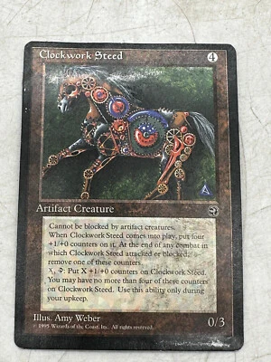 Magic the Gathering Clockwork Steed - Homelands (HML) MtG - Image 1 of 4