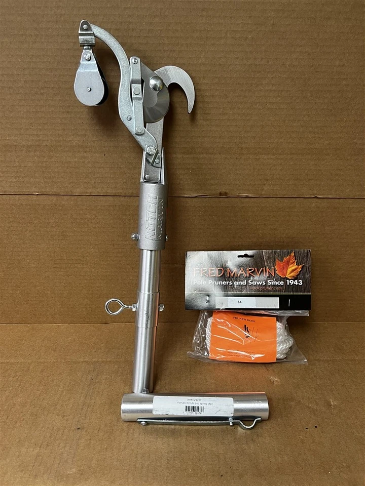 New 1.25" QCSP Notch Pruner Head w/ Pully, 14' Rope, and Z126F Female Adapter - Image 1 of 4