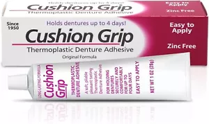 Cushion Grip Thermoplastic Denture Adhesive, 1 oz - Refits and Tightens Loose Up - Picture 1 of 9
