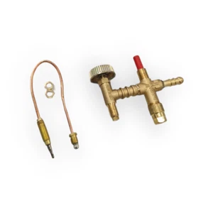 KIT RUBINETTO PER GAS GPL CON VALVOLA DI SICUREZZA E TERMOCOPIA - Picture 1 of 1