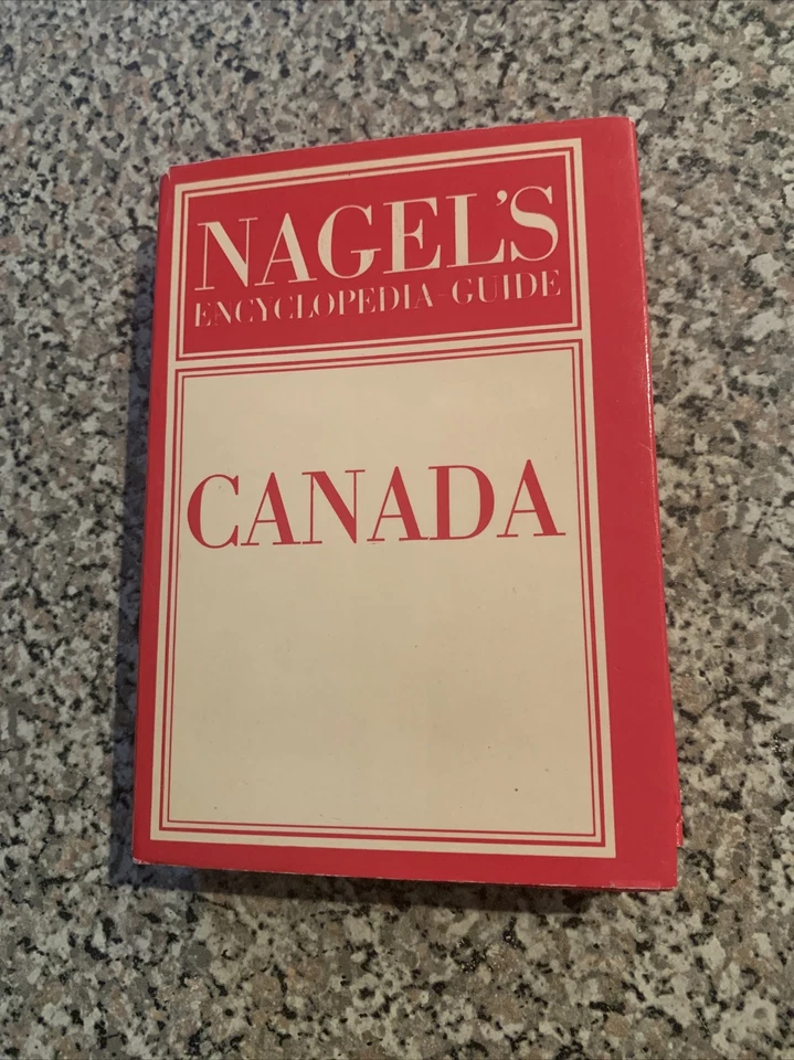 1968 Antique Travel Guide Reference Book "Nagel's Canada" Foto 1 de 4