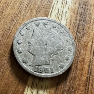 1901 LIBERTY HEAD V NICKEL - U GRADE - Bild 1 von 2