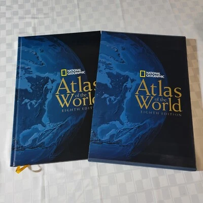 Large National Geographic Maps Atlas of the World Eighth Edition Hardcover - Image 1 of 4