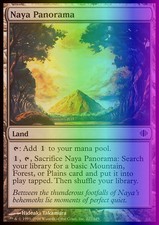 Magic the Gathering MTG Naya Panorama (227) Shards of Alara   LP FOIL