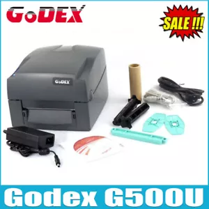 Imprimante USB code-barres thermique neuve Godex 4 pouces transfert thermique G500U 203dpi - Photo 1/8