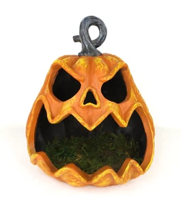 Spaventoso Halloween Jack O Lanterna Zucca Fata Casa Giardino Crea Scena Espositore - Foto 1 di 11