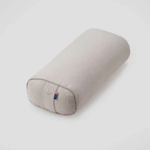 Yogamatters Small Organic Cotton Bolster Ice Grey - Picture 1 of 10