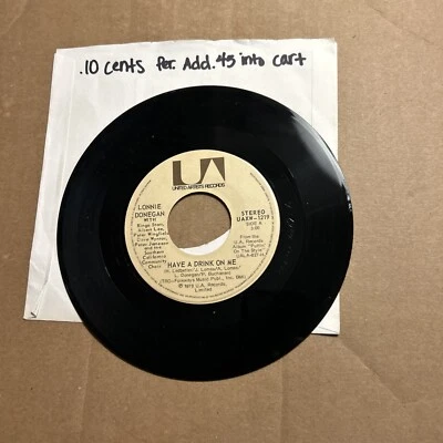 Lonnie DONeGAN Ringo Starr Rory Gallagher Have A Drink On Me/Lost John 45 - Imagem 1 de 3
