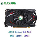 MAXSUN AMD GPU Radeon RX 550 Transformers 4G GDDR5 14nm HDMI DP 128Bit Graphics