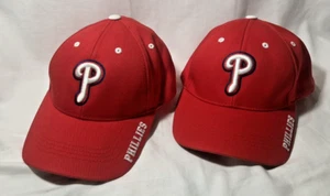 Phillies MLB  Fan Favorite Hat Cap One Size Adjustable - Lot of 2 - Picture 1 of 17