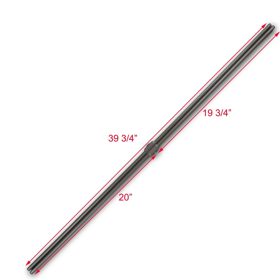 Ozark Trail 13 x13 Straight Leg Canopy/Gazebo SIDE TRUSS Bar Parts 39 3/4" Gray - Image 1 of 4