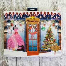 Hemline Sewing Christmas Advent Calendar 2021 with contents.