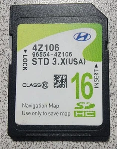 Hyundai Santa Fe Sport Map Navigation SD Card 96554-4Z106 - Picture 1 of 5