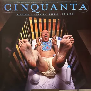 Puscifer/A Perfect Circle/Failure-Cinquanta (Vinyl) Album-Clear Blue White Swirl - Picture 1 of 2