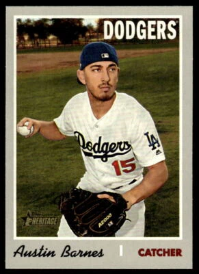 2019 Topps Heritage #597 Austin Barnes - Image 1 of 2