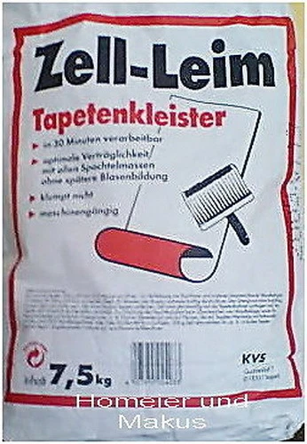 Zell-Leim Tapeten Kleister 7,5 Kg Neu ! # - Bild 1 von 1