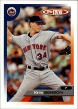 2005 Topps Total New York Mets Baseball Card #158 Kris Benson