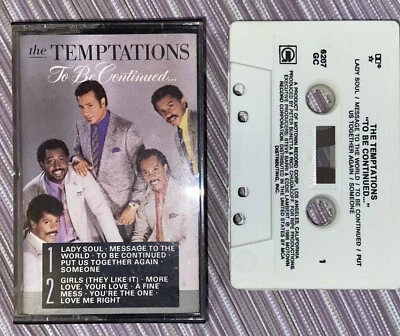 The Temptations To Be Continued Rock Album Cassette 1T - Image 1 of 2