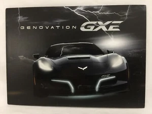Corvette Genovation GXE American All Electric Supercar Sales Brochure Literature - Picture 1 of 3