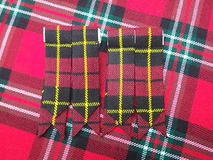  Herren Kilt Socken Blitze Wallace Tartan/Schottisch Kilt Schlauch Socken Blitze Wallace - Bild 1 von 1