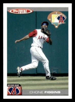 2004 Topps Total  #768 Chone Figgins Anaheim Angels - Image 1 of 2