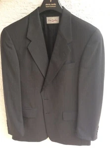 PIERRE CARDIN SAKKO ~ Gr.50 ~ Schurwolle ~ Anthrazit ~ Ermenegildo Zegna - Bild 1 von 4