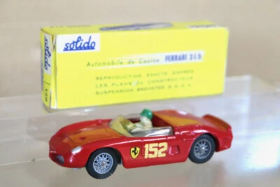 Solido 129 Ferrari 2L 5 Carreras Coche 152 Menta en Caja OA - Imagen 1 de 4