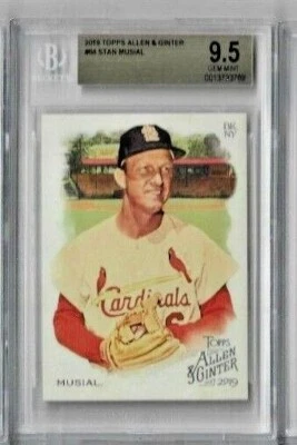 2019 Topps Allen Ginter Stan Musial BGS 9.5 - Image 1 of 2