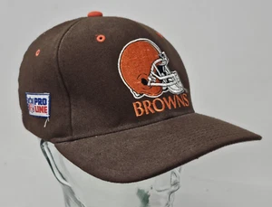 VINTAGE Cleveland Browns Hat Cap Fitted Starter Flex 6 5/8 - 7 1/8 NFL Y2K 90s - Picture 1 of 9