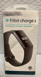 FITBIT Charge 3~Black~LEATHER & MAGNETIC MESH bands!! - Picture 1 of 7