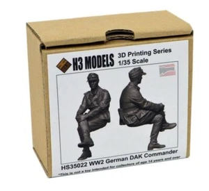 1/35 H3 Models WWII German DAK Commander Resin Model Kit - Picture 1 of 1