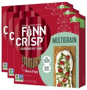 Finn Crisps Multigrain Crispbread 6.1oz 3 Packs - Picture 1 of 8