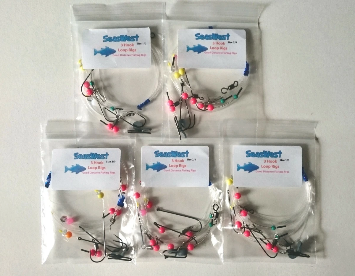 Pre-tied Bottom Fishing Rigs Dovesun High Low Fishing Rigs 55lb ...