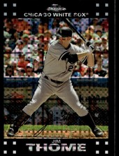 2007 Topps Chrome X-Fractor Jim Thome Chicago White Sox #205