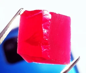 Piedra preciosa suelta rubí rojo natural en bruto certificado 24,50 quilates - Imagen 1 de 6
