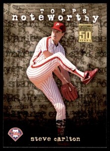 2001 Topps Noteworthy Steve Carlton Philadelphia Phillies #TN35