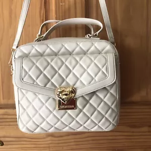 Love Moschino Brand New Ivory Large Crossover Bag - Picture 1 of 12