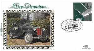 Classic Car Cabriolet Convertible MG TD 1953 British Motor UK Benham FDC 1996 - Picture 1 of 1