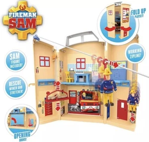 NEU Feuerwehrmann Sam 07200 Feuerwehrzentrum brandneu - Bild 1 von 1
